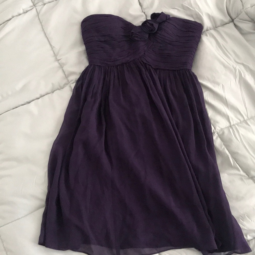 Donna Morgan Bridesmaid Amethyst Dress